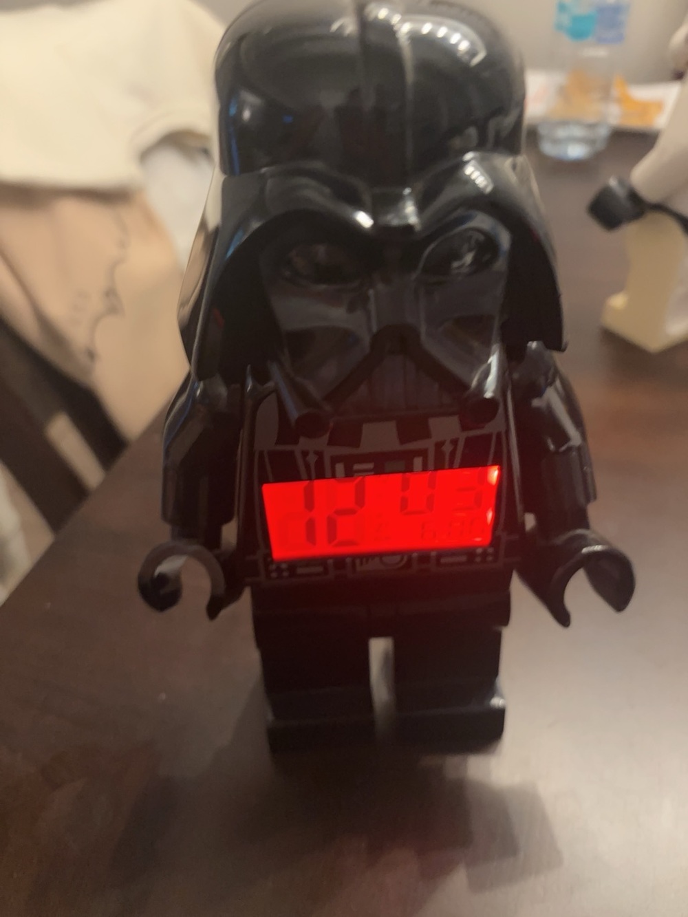 LEGO Star Wars Darth Vader Digital Alarm Clock, Black Quartz Battery Powered